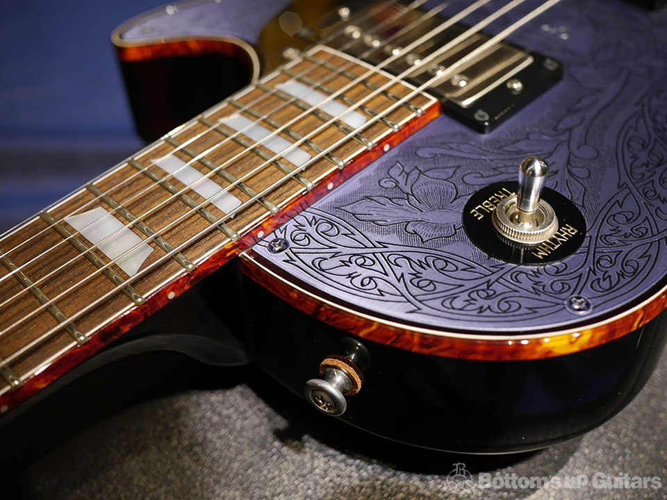 IHush Guitars LES PAUL EAGLE -Purple top / Black burst back- 