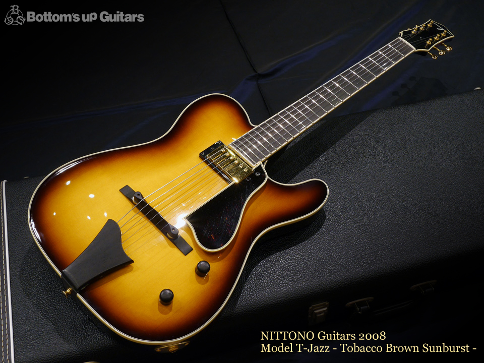 NITTONO Guitars Model-T Jazz Tobacco Brown Sunburst