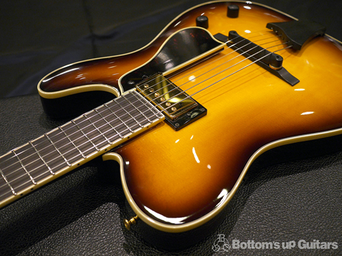 NITTONO Guitars Model-T Jazz Tobacco Brown Sunburst