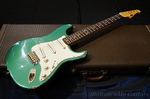 RS Guitarworks Contour Greenguard Road Warrior Hard Relic -Sherwood Green-