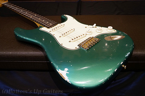 RS Guitarworks Contour Greenguard Road Warrior Hard Relic -Sherwood Green-