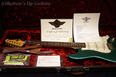 RS Guitarworks Contour Greenguard Road Warrior Hard Relic -Sherwood Green-