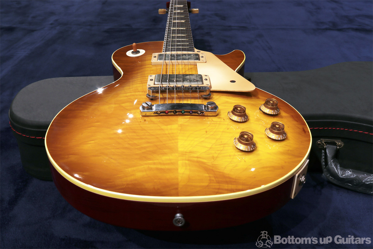 齋藤楽器工房 SAITO GUITARS {BUG}  Portrait Line No.1 Standard Burst #25 Curly Maple Book Match【僅少生産品 / 雑誌掲載個体！】 レスポールモデル バースト replica レプリカ Clone クローン