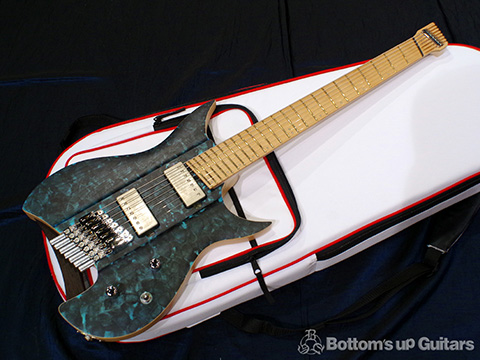 SAITO GUITARS S-HL7 - Blue Scale - 齋藤楽器工房 SAYTONE