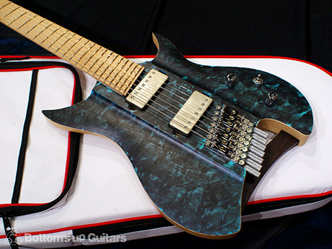 SAITO GUITARS S-HL7 - Blue Scale - 齋藤楽器工房 SAYTONE