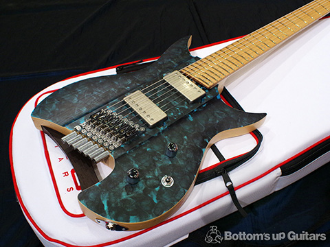 SAITO GUITARS S-HL7 - Blue Scale - 齋藤楽器工房 SAYTONE