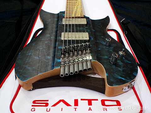 SAITO GUITARS S-HL7 - Blue Scale - 齋藤楽器工房 SAYTONE