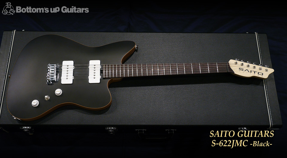 SAITO GUITARS S-622JMC Black Jazzmaster シェイプ 齋藤楽器工房 SAYTONE ジャズマスター JM