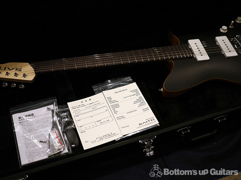 SAITO GUITARS S-622JMC -Black- Jazzmaster シェイプ 齋藤楽器工房 SAYTONE ジャズマスター JM