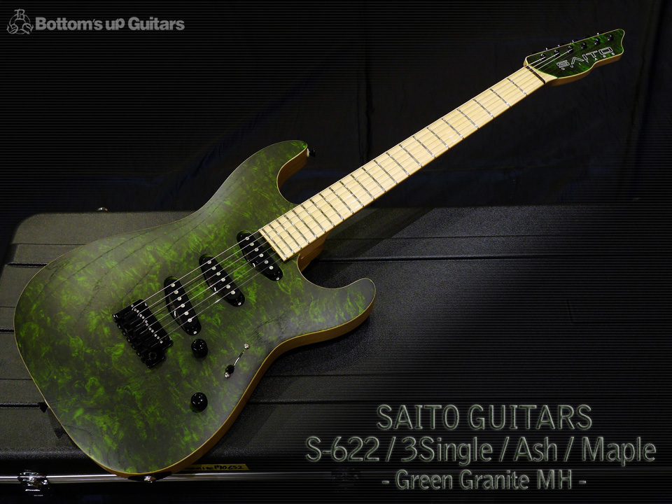 齋藤楽器工房,Saito Guitar,サイトー,Saytone,Gotoh,Luminlay,グラナイト,Granite,スリーシングル,SSS,3S