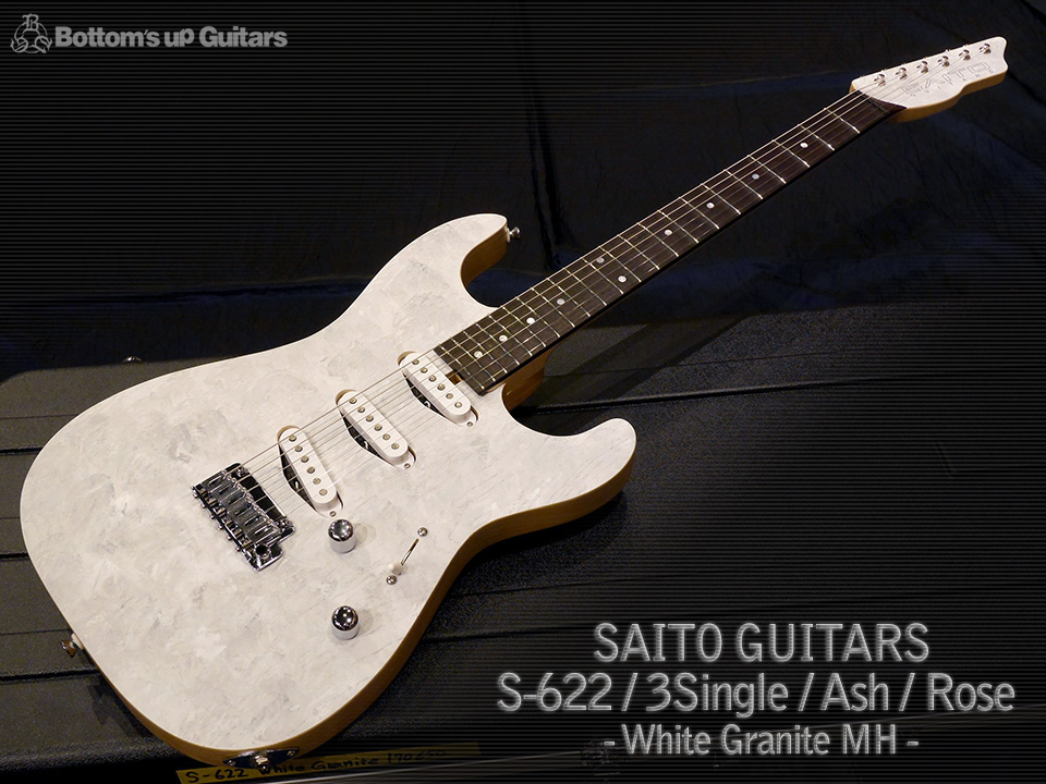 齋藤楽器工房,Saito Guitar,サイトー,Saytone,Gotoh,Luminlay,グラナイト,Granite,スリーシングル,SSS,3S