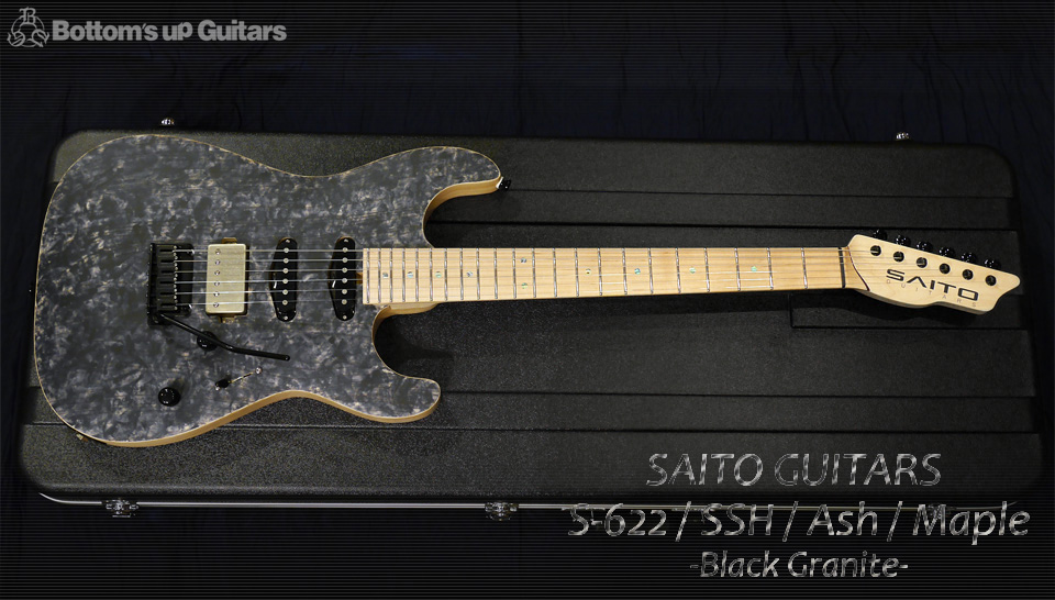 SAITO GUITARS S-622 2H Ash アバロンポジションマーク - Tecophilaea - 齋藤楽器工房 SAYTONE