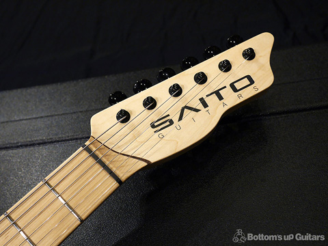 SAITO GUITARS S-622 2H Ash アバロンポジマ MG-Tペグ - Black Granite 齋藤楽器工房 SAYTONE S622