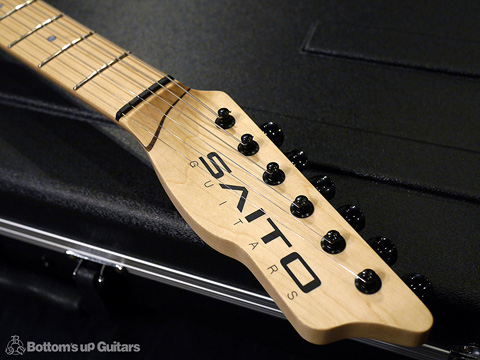 SAITO GUITARS S-622 2H Ash アバロンポジマ MG-Tペグ - Black Granite 齋藤楽器工房 SAYTONE S622