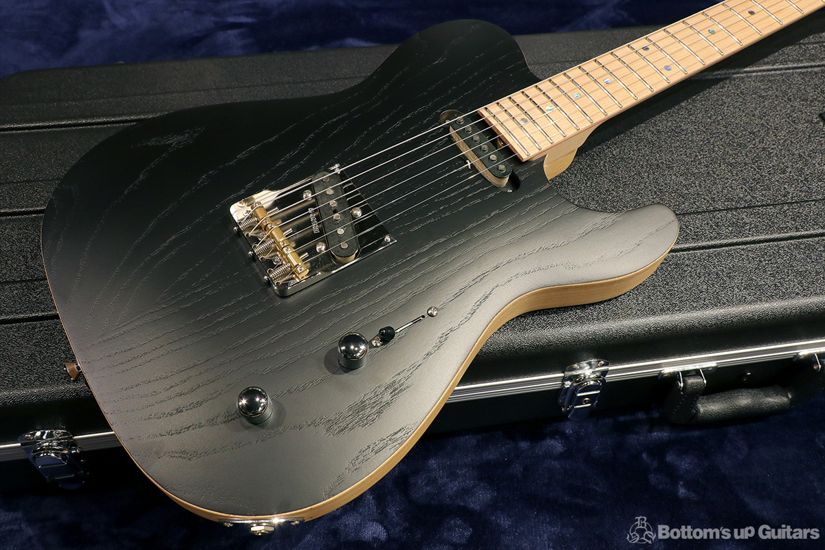 齋藤楽器工房 S-622TLC Ash / Maple - Black - 【アッシュの木目が浮き上がるフィニッシュ!/当社オーダー品】