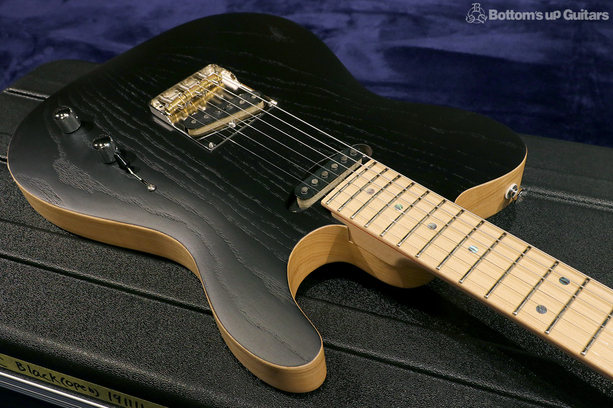 齋藤楽器工房 S-622TLC Ash / Maple - Black - 【アッシュの木目が浮き上がるフィニッシュ!/当社オーダー品】