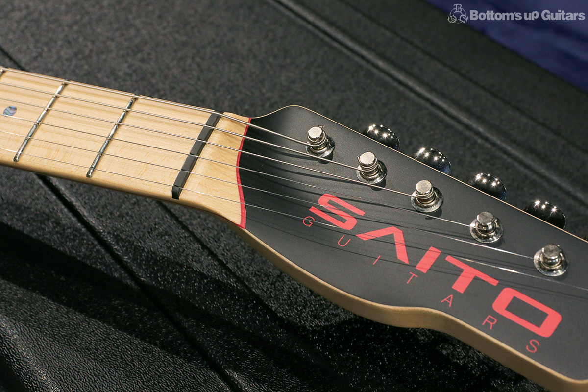 SAITO GUITARS S-622TLC Ash / Maple - Black - 【アッシュの