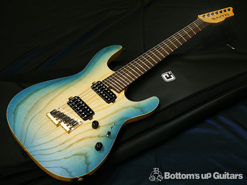 SAITO GUITARS S-724MS Morning Glory 齋藤楽器工房 SAYTONE Multiscale Fanned Fred ファンフレット 7弦