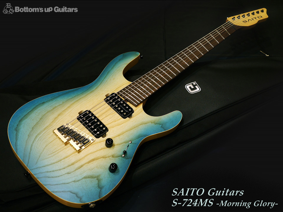 SAITO GUITARS S-724MS Morning Glory 齋藤楽器工房 SAYTONE Multiscale Fanned Fred ファンフレット 7弦