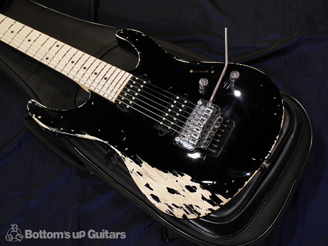 Suhr Modern7 FRT Antique Black Aged Relic JST サー