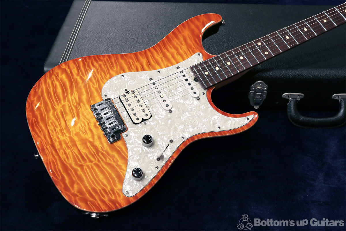 Suhr JST Standard Quilt Chambered - Trans Amber Burst -