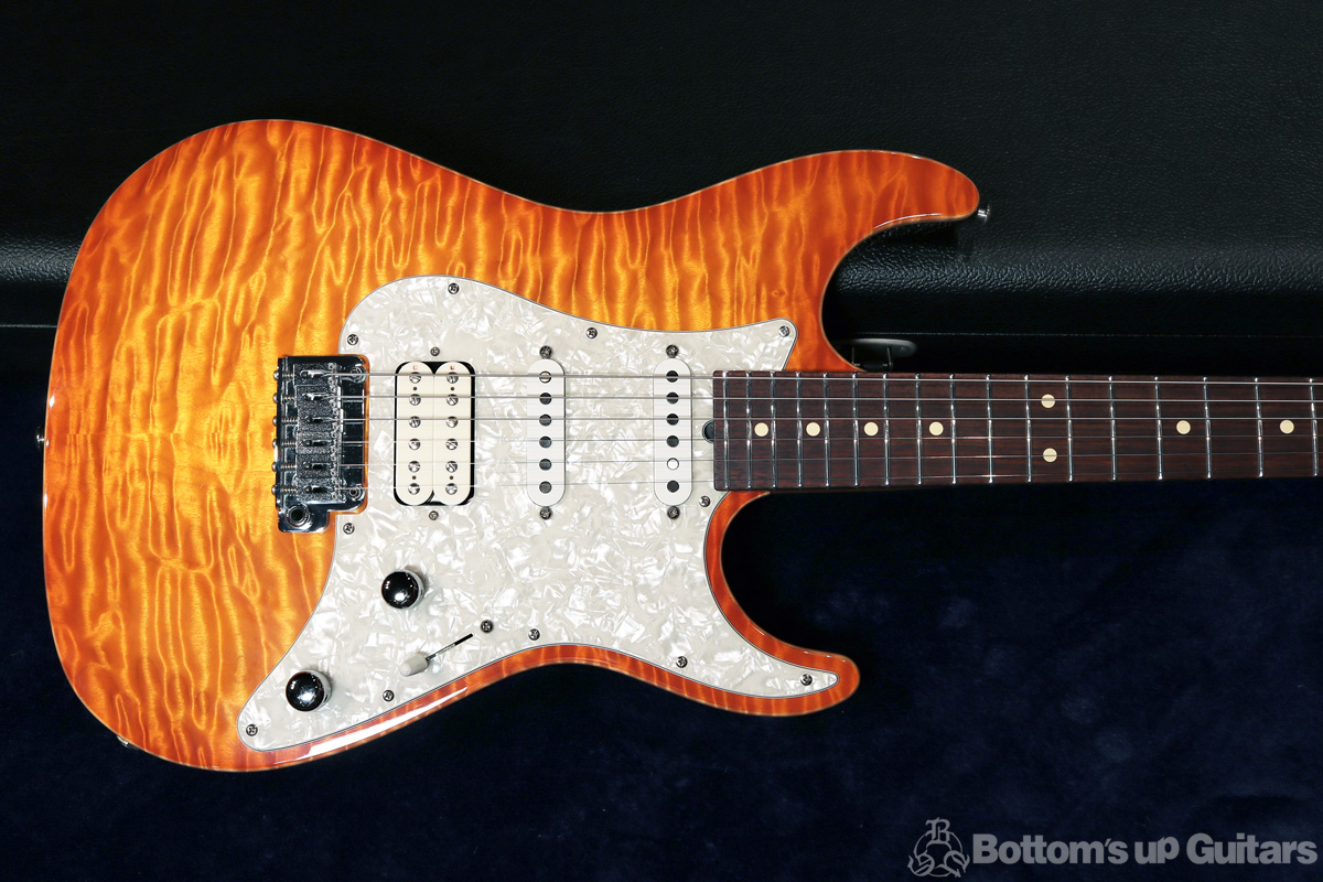 Suhr JST Standard Quilt Chambered - Trans Amber Burst -