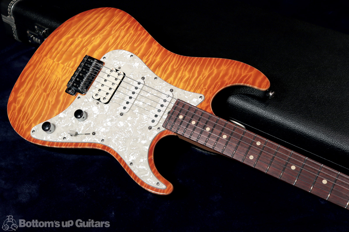 Suhr JST Standard Quilt Chambered - Trans Amber Burst -