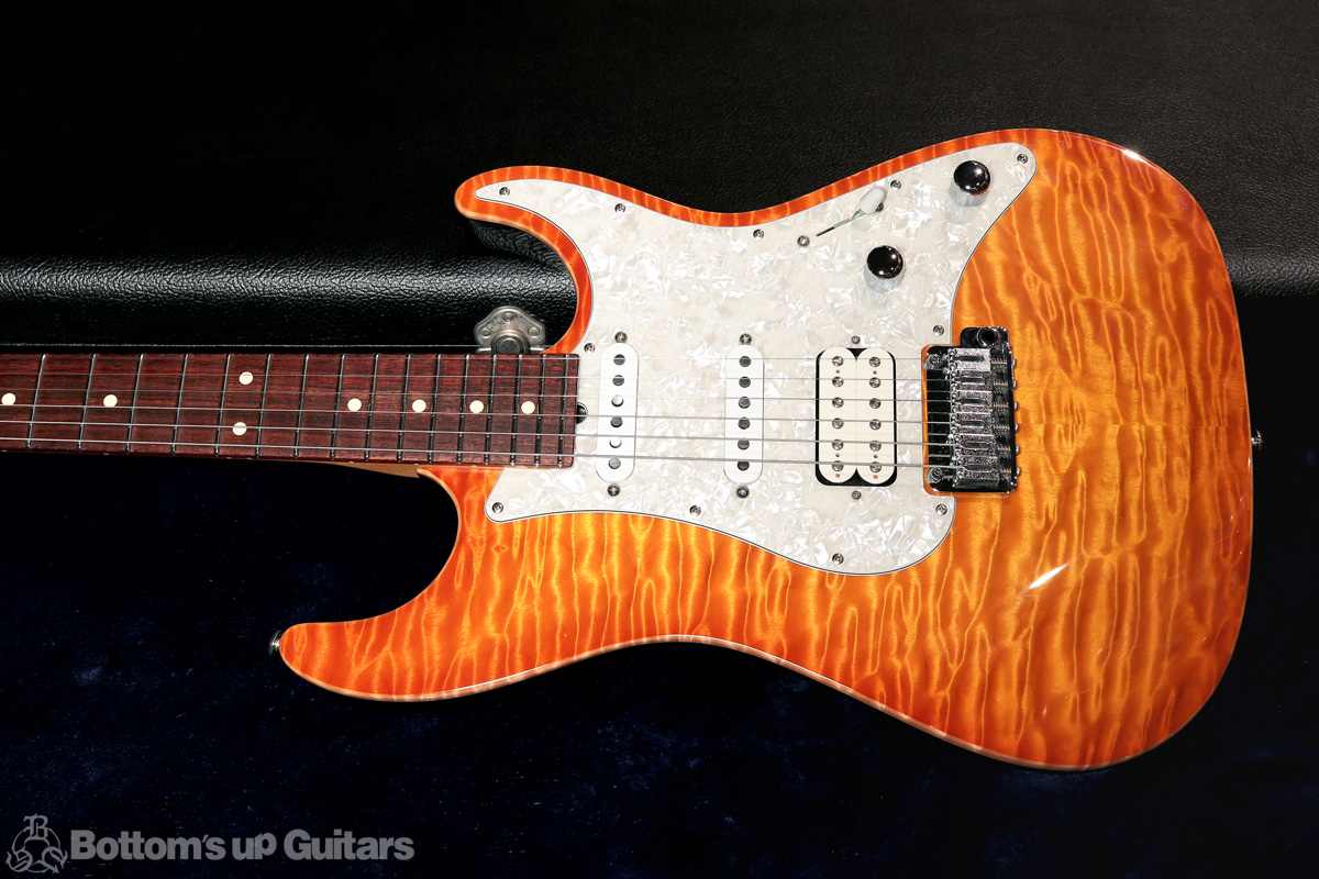 Suhr JST Standard Quilt Chambered - Trans Amber Burst -