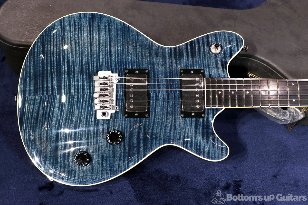 T's Guitars Arc Standard 5A Flame Top / Honduras Mahogany - Arctic Blue -