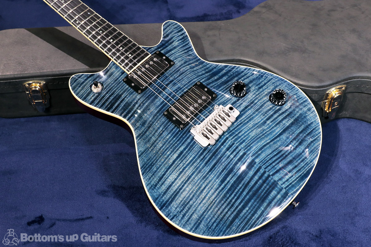 T's Guitars Arc Standard 5A Flame Top / Honduras Mahogany - Arctic Blue -