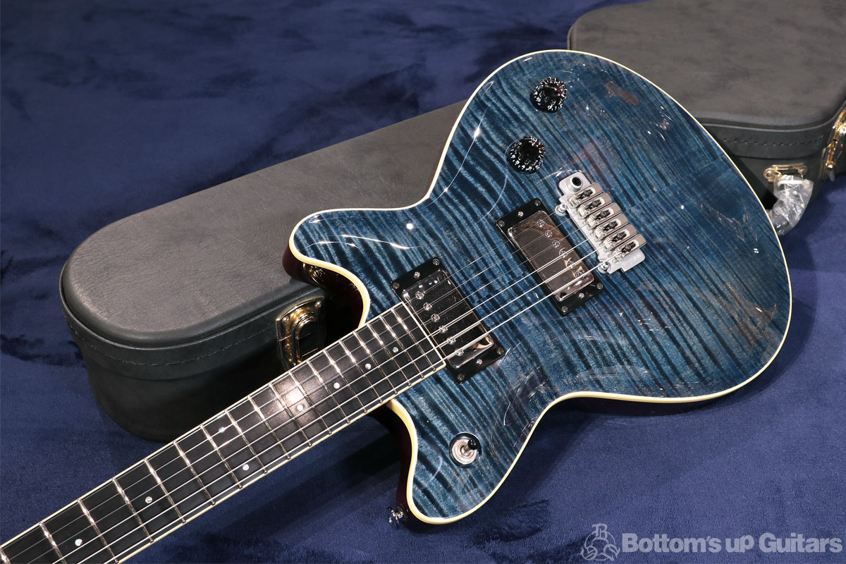 T's Guitars Arc Standard 5A Flame Top / Honduras Mahogany - Arctic Blue -