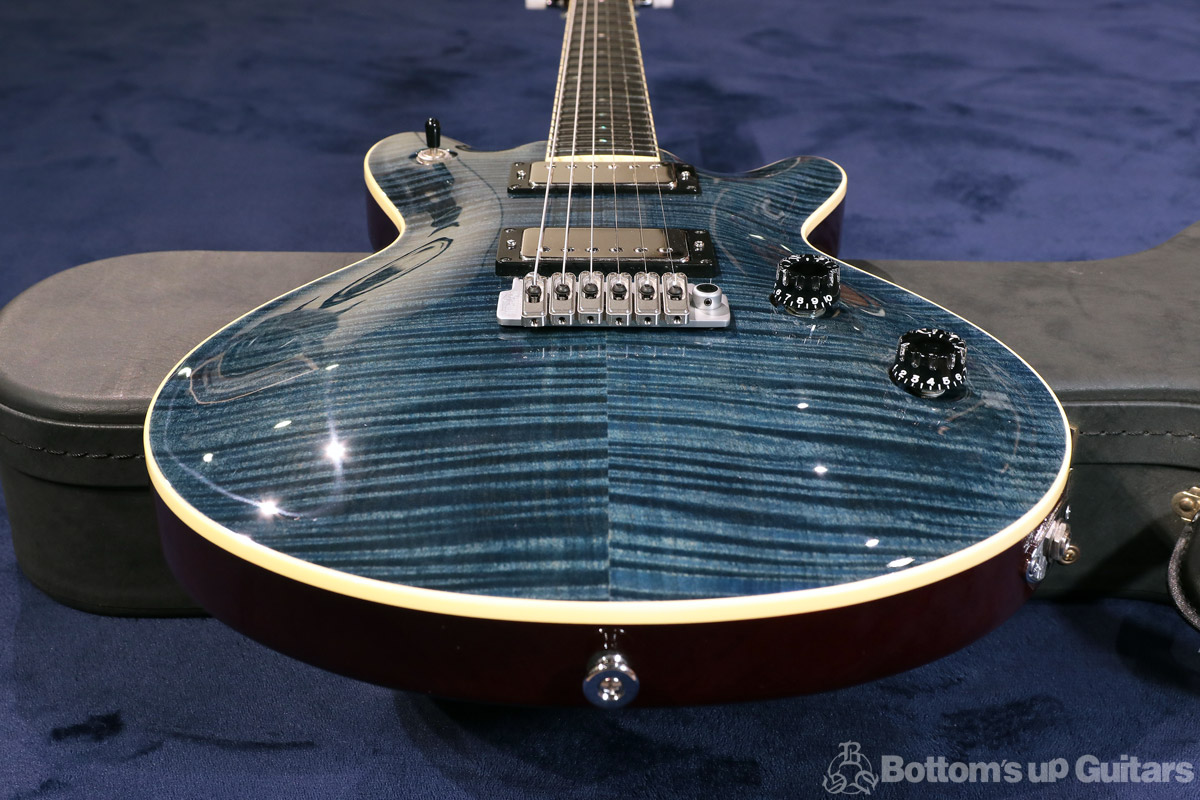 T's Guitars Arc Standard 5A Flame Top / Honduras Mahogany - Arctic Blue -