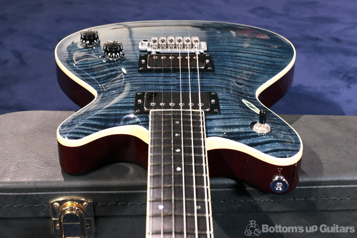 T's Guitars Arc Standard 5A Flame Top / Honduras Mahogany - Arctic Blue -