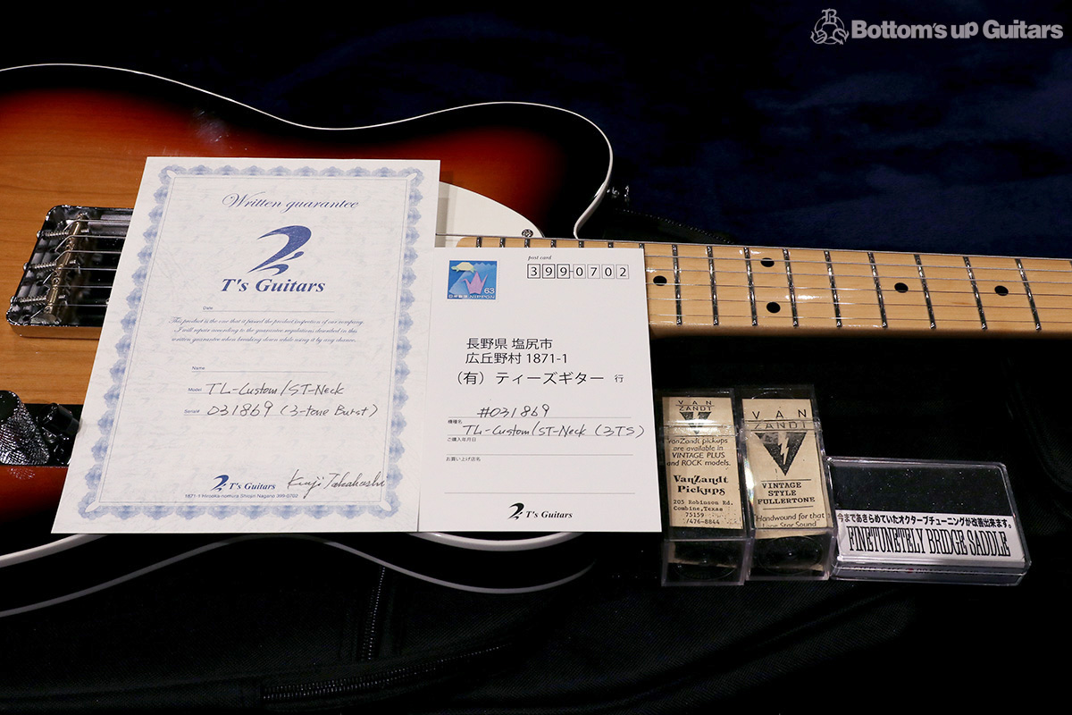 B.U.G. 15th Anniversary Shop Limited Strat Neck Telecaster w/FLT by T's Guitars 特注 ワンオフ品 カスタムメイド オーダーメイド Vanzandt Zodiac