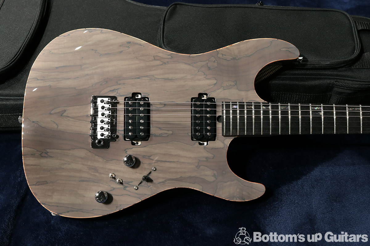 T's Guitars DST-Pro22 Spalted Maple / Ash body with 'Wilkinson Locking Bridge WVS130' 【 当社特注品 !! 】