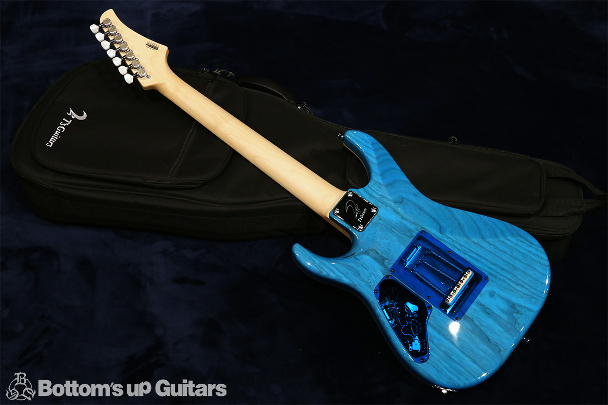 T's Guitars DST24-7st, Carved - Sheer Bora Bora Blue - 【ティースギターズ初の7弦カーブドモデル!】