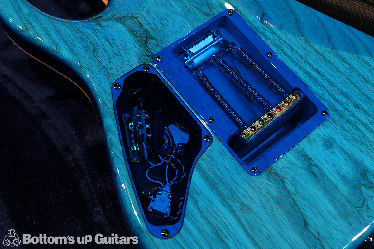 T's Guitars DST24-7st, Carved - Sheer Bora Bora Blue - 【ティースギターズ初の7弦カーブドモデル!】