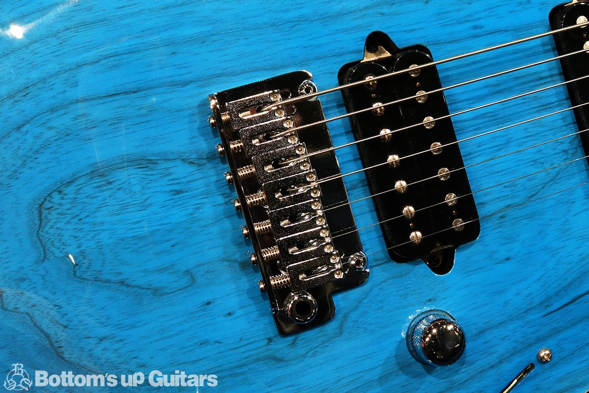 T's Guitars DST24-7st, Carved - Sheer Bora Bora Blue - 【ティースギターズ初の7弦カーブドモデル!】