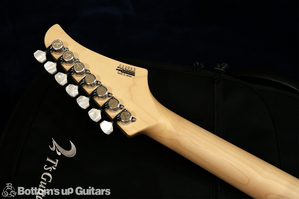 T's Guitars DST24-7st, Carved - Sheer Bora Bora Blue - 【ティースギターズ初の7弦カーブドモデル!】
