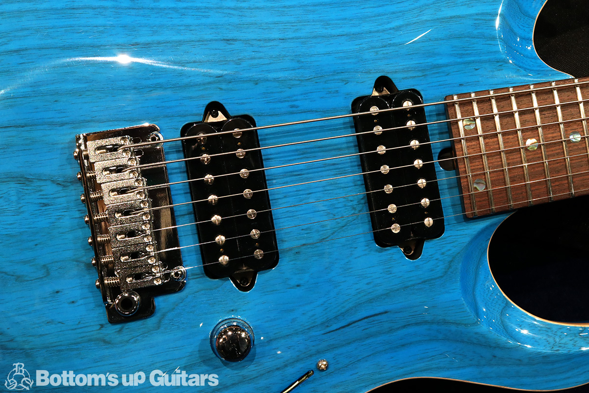 T's Guitars DST24-7st, Carved - Sheer Bora Bora Blue - 【ティースギターズ初の7弦カーブドモデル!】