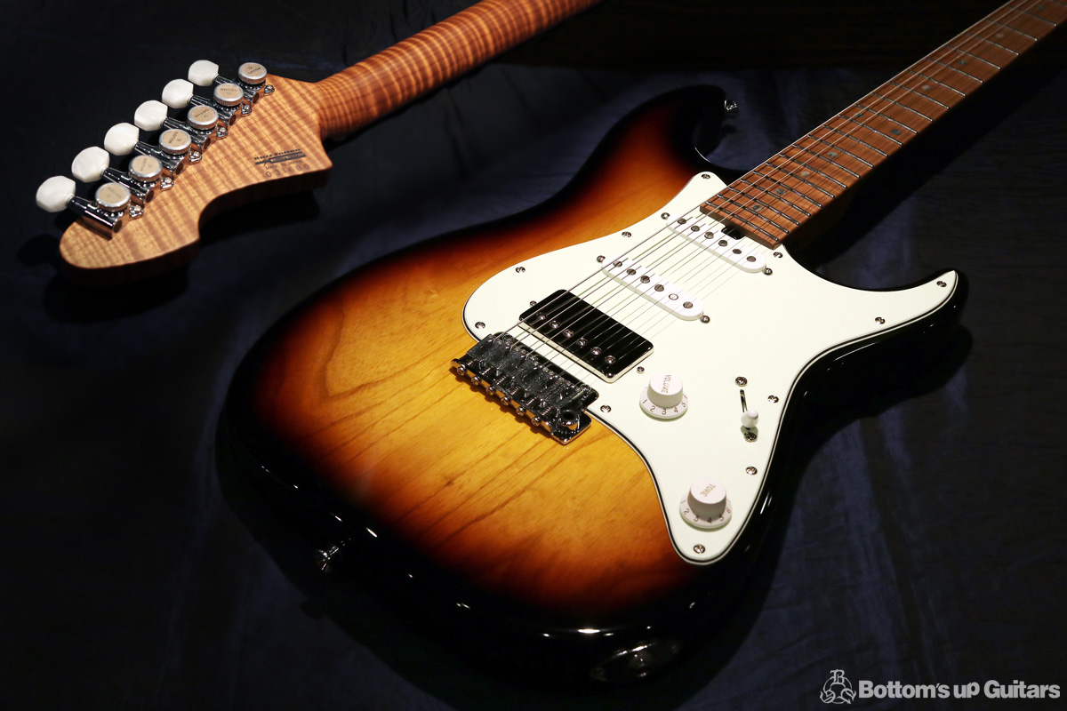 T's Guitars DST-Classic SSH RFMN 《Roasted Flame Maple Neck !!》※バリ虎指板 ※ASH BODY