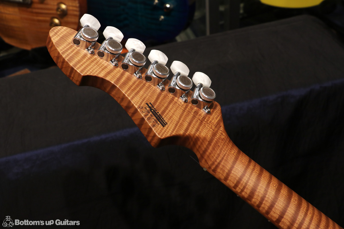 T's Guitars DST-Classic SSH RFMN - Vintage White -《Roasted Flame Maple Neck !!》※バリ虎指板 ※ASH BODY