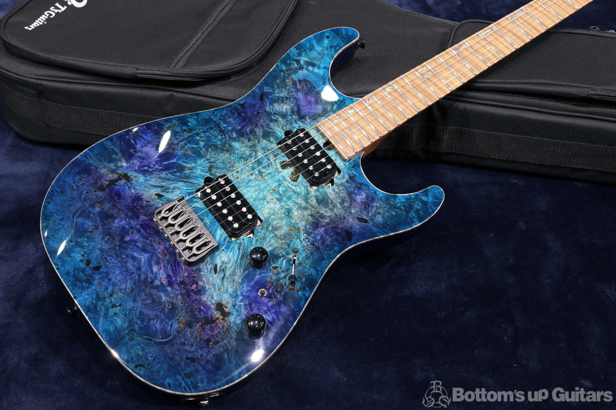 T's Guitars {BUG} DST-Pro22R 【B.U.G.特注 / 5A Burl Maple Top / 5A ローステッドフレイムネック & 指板】