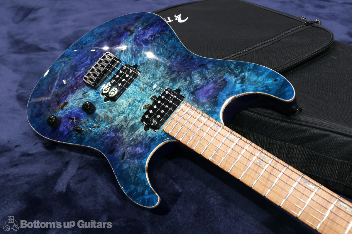 T's Guitars {BUG} DST-Pro22R 【B.U.G.特注 / 5A Burl Maple Top / 5A ローステッドフレイムネック & 指板】