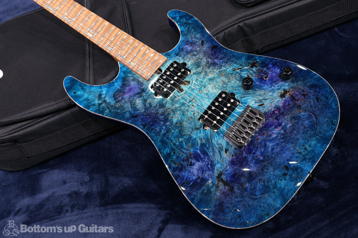 T's Guitars {BUG} DST-Pro22R 【B.U.G.特注 / 5A Burl Maple Top / 5A ローステッドフレイムネック & 指板】