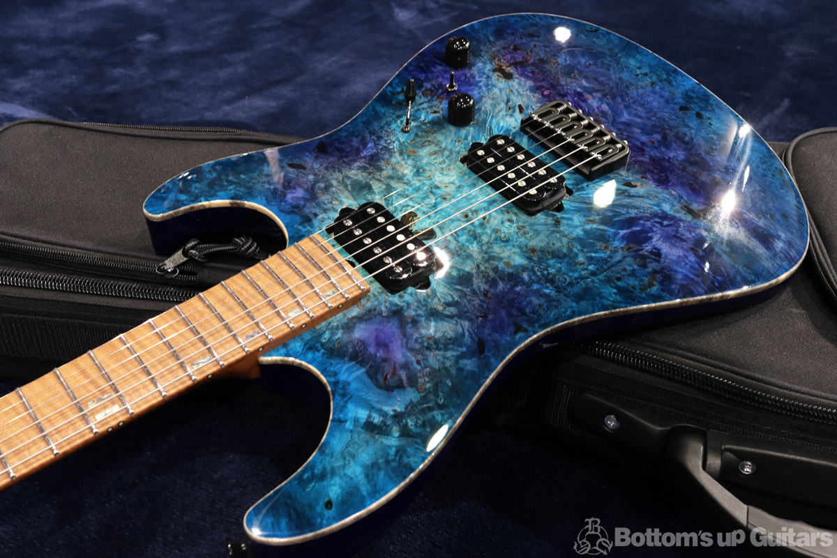 T's Guitars {BUG} DST-Pro22R 【B.U.G.特注 / 5A Burl Maple Top / 5A ローステッドフレイムネック & 指板】