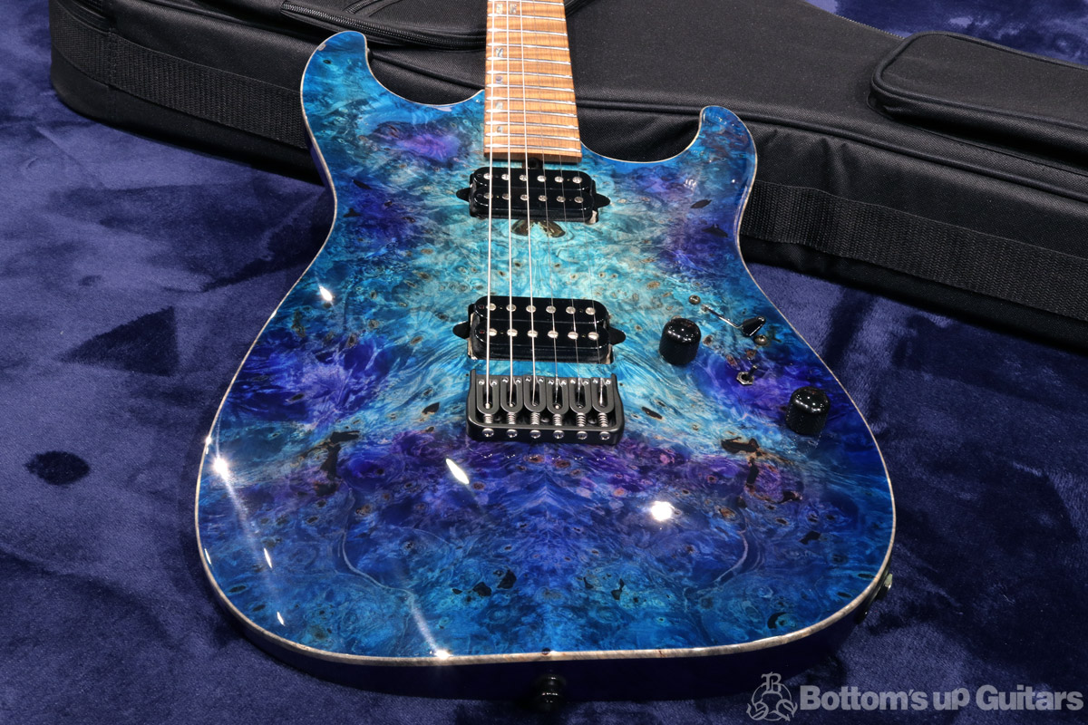 T's Guitars {BUG} DST-Pro22R 【B.U.G.特注 / 5A Burl Maple Top / 5A ローステッドフレイムネック & 指板】