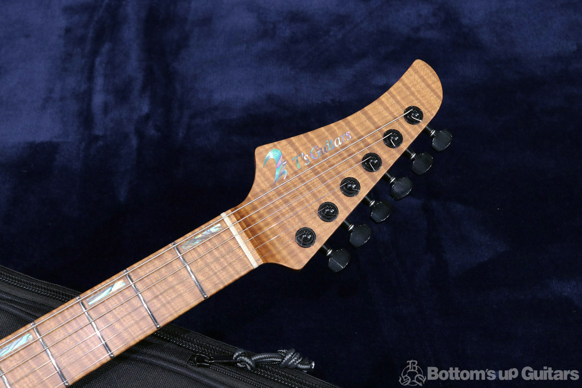 T's Guitars {BUG} DST-Pro22R 【B.U.G.特注 / 5A Burl Maple Top / 5A ローステッドフレイムネック & 指板】