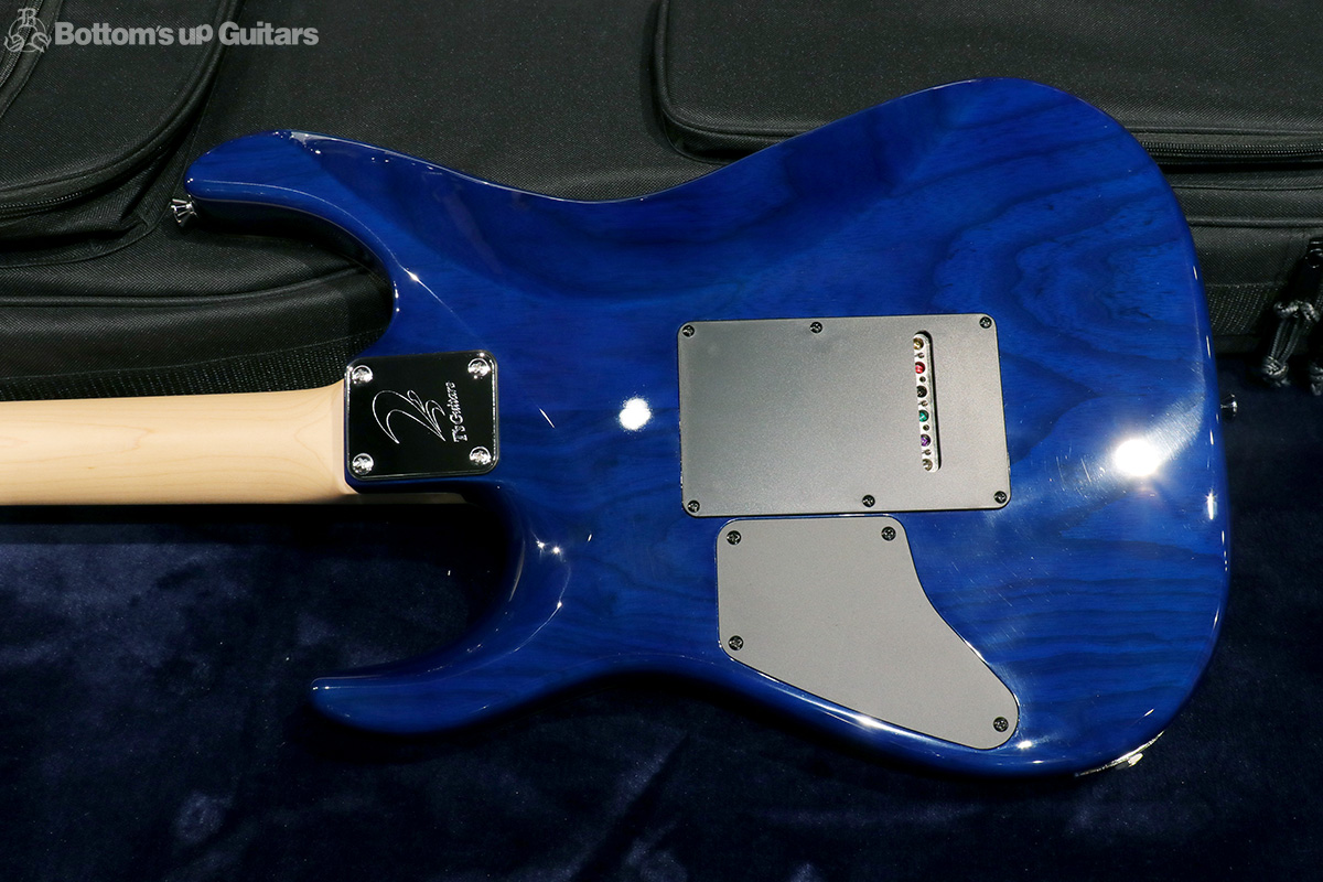 T's Guitars {BUG} DST-Pro 24 Flame - Trans Blue Denim Burst -