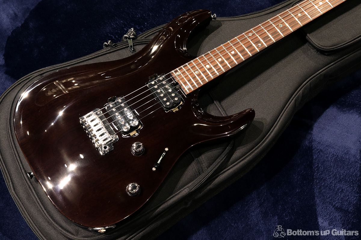 T's Guitars DST-pro24Carved Mahogany - Trans Black -